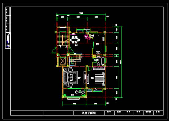 CAD室内装修户型图之叠加户型 第1张