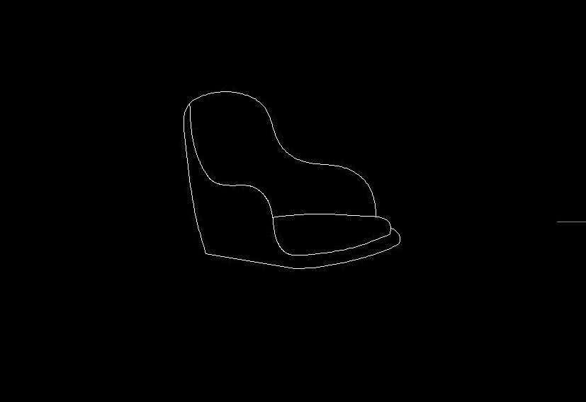 CAD如何绘制简笔画椅子 CAD绘制简笔画椅子教程 第3张