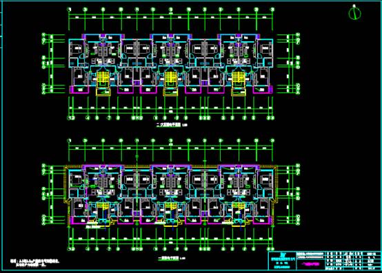 建筑CAD图纸,江永县安置小区楼电气图 第4张
