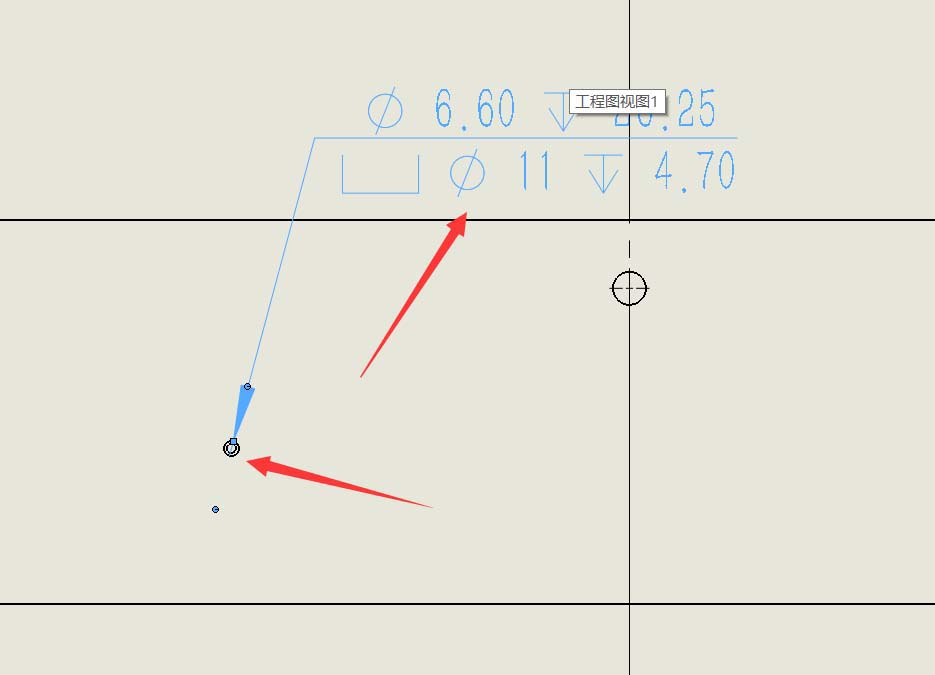 Solidworks孔标注怎么标注两行? 第7张