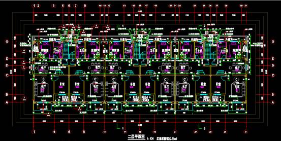 某套型住宅区的CAD居民建筑设计图 第5张