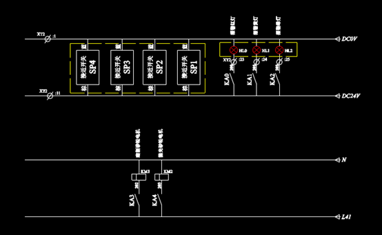 硅块磨床系统CAD电气原理图 第4张