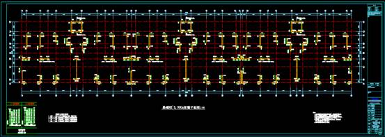 建筑CAD图纸中墙柱设计 第1张