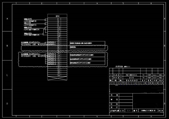 CAD电子电工图纸,厂房模块箱接线CAD电子电工图纸
