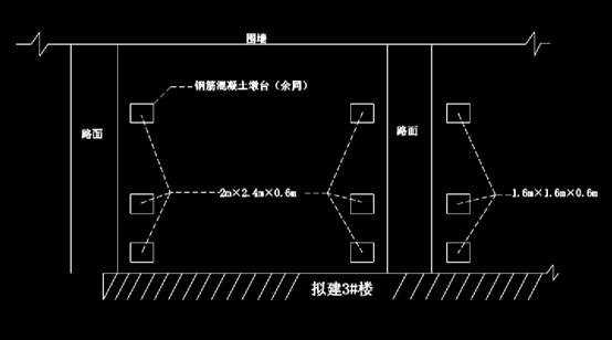 基槽平面CAD建筑设计图纸 第2张