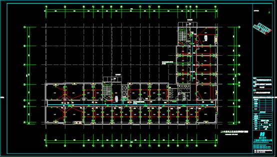 某办公室的CAD电力控住布置图 第2张