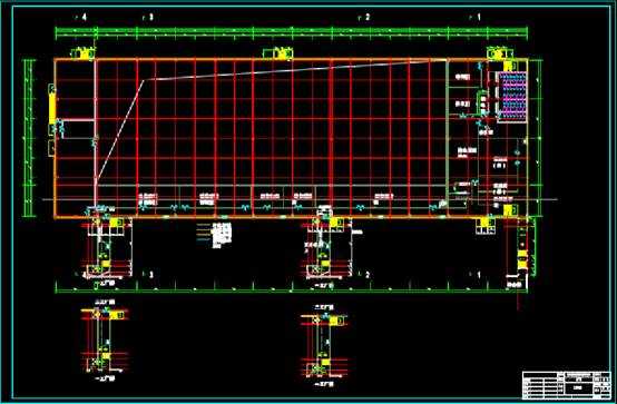 CAD工业建筑设计图的建筑结构布局 第2张