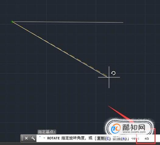 CAD如何画与水平线成一定角度的直线 第4张