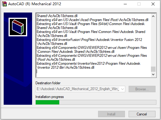 Autodesk AutoCAD Mechanical 2012 32位64位英文版安装教程 第2张