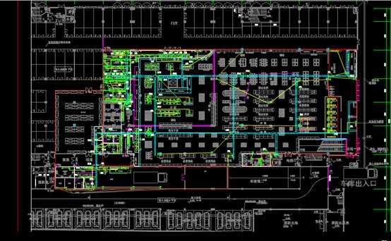 CAD电力控制布置图,小商品国际商业广场CAD电力控制布置图 第2张