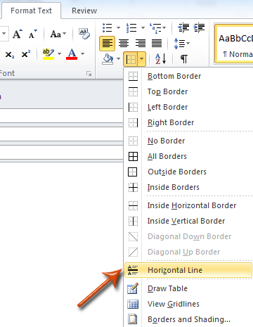 如何在Outlook中添加和删除水平线？ 第13张