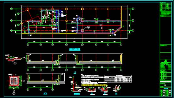 建筑CAD图纸中结构设计图之楼结构施工图 第1张