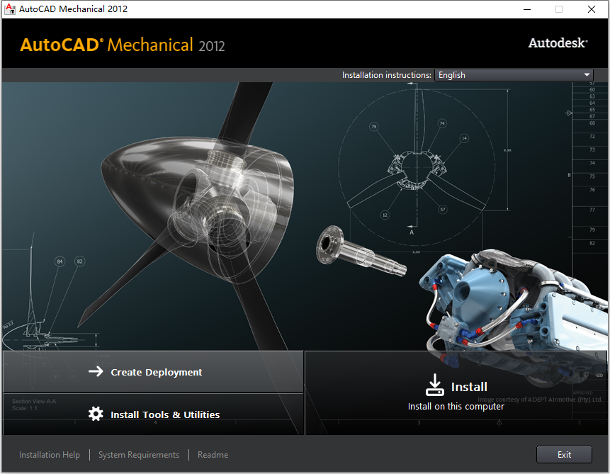 Autodesk AutoCAD Mechanical 2012 32位64位英文版安装教程 第3张