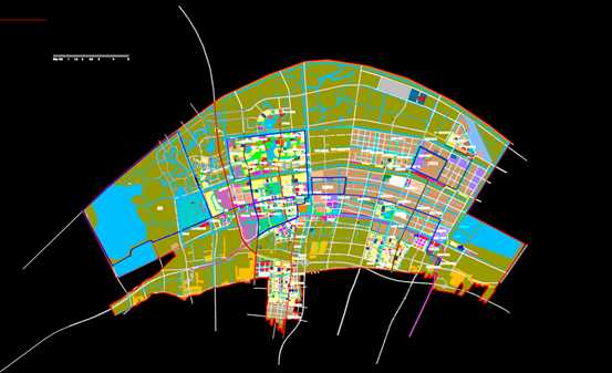 城市规划CAD平面图