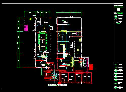 CAD图纸,供热锅炉改造工程的CAD施工图纸 第3张