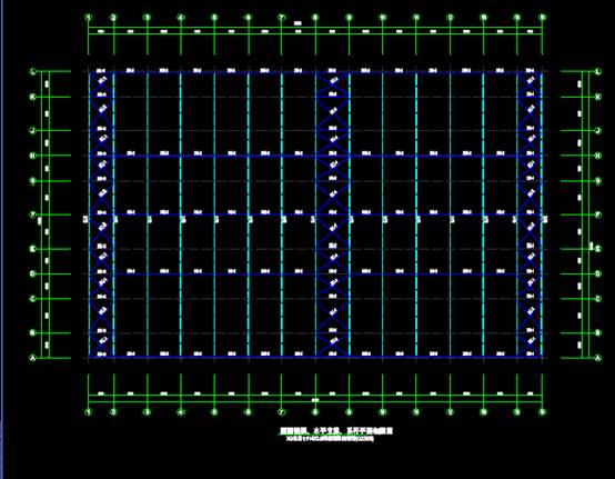 CAD结构图,钢结构厂房设计CAD结构图 第4张