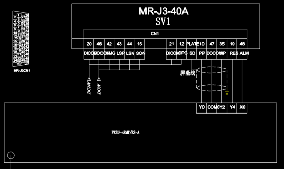 硅块磨床系统CAD电气原理图 第3张