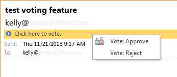 如何在Outlook中添加和使用投票按钮？ 第4张
