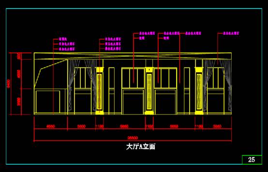 建筑CAD图纸下载,售楼部室內施工的建筑CAD图纸 第3张