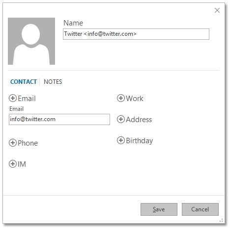 如何在Outlook中批量添加所有/多个电子邮件的发件人到联系人？ 第2张