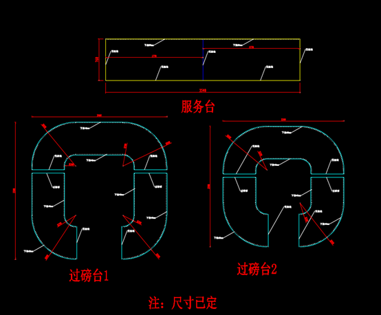 CAD机械图-人造石台面制作图 第1张