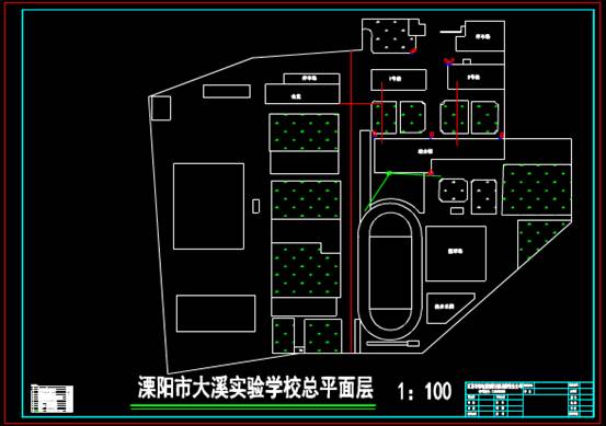 建筑CAD图纸,某学校的建筑CAD图纸中电气图