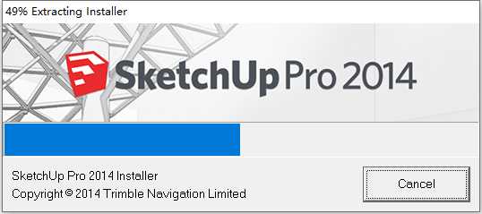 Sketchup Pro 2014 v14.1 32位64位英文版安装教程