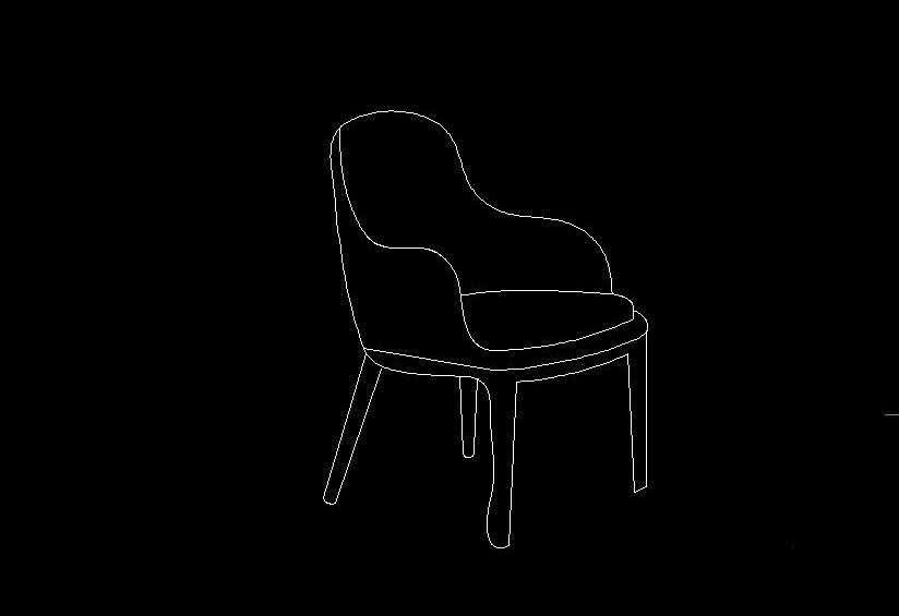 CAD如何绘制简笔画椅子 CAD绘制简笔画椅子教程 第5张