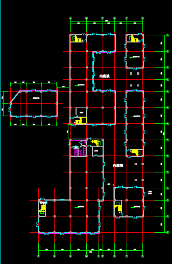 建筑设计CAD图纸,8号楼建筑设计CAD图纸