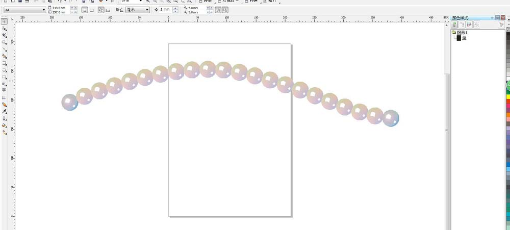 CorelDraw X4制作漂亮珍珠项链的操作教程 第9张