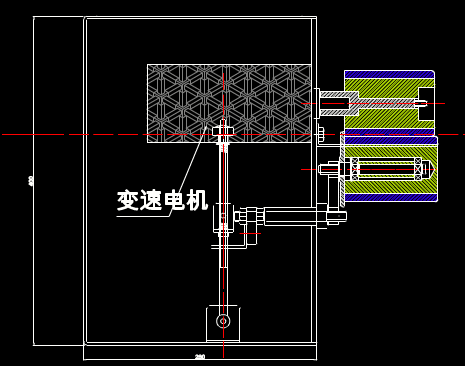 CAD机械设备图,CAD机械设备图之输肠机 第1张
