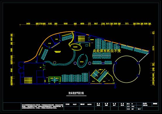 CAD室内装修平面图,竞技馆返修设计CAD室内装修平面图