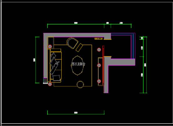 建筑CAD施工图,龙兴园影院CAD装修设计图