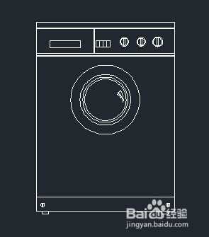 怎么用cad绘制洗衣机的实例教程 第9张