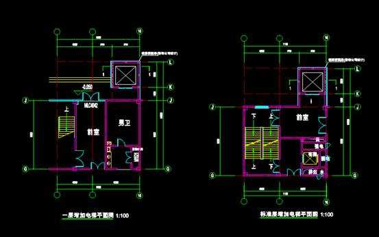 CAD建筑设计,承天电梯CAD建筑设计中钢结构图纸