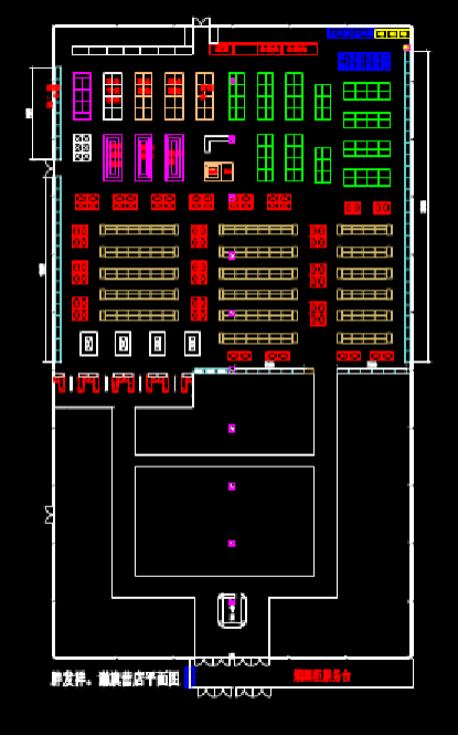 CAD建筑图纸查看,商场平面的CAD建筑图纸查看 第1张