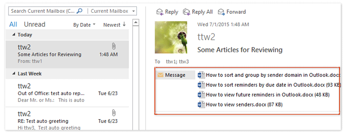 如何（自动）用Outlook中的链接替换附件？ 第5张