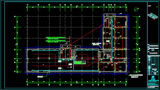 某办公室的CAD电力控住布置图 第1张