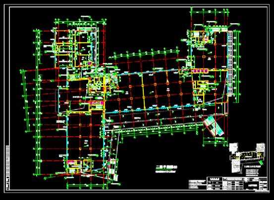 建筑设计CAD图纸,建筑设计CAD图纸之商务中心平面图 第1张