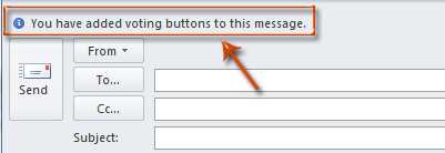 如何在Outlook中添加和使用投票按钮？ 第2张