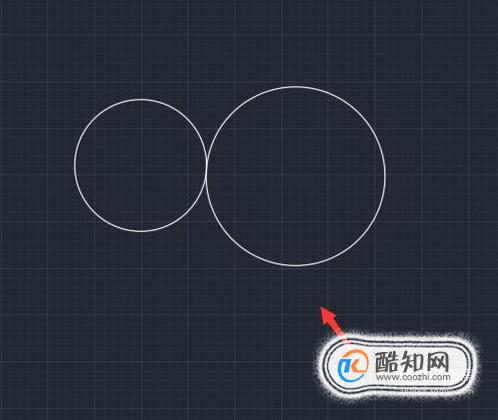 如何在CAD中绘画两个相切的圆 第4张