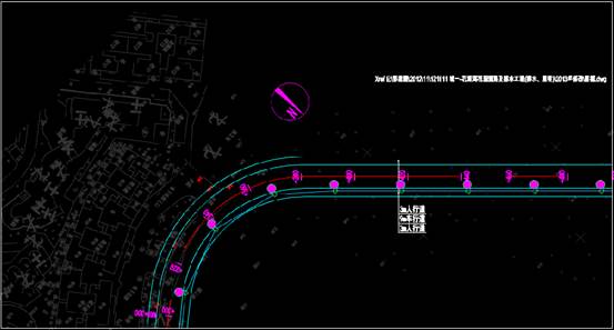 道路设计CAD图纸之平面图更改设计 第3张