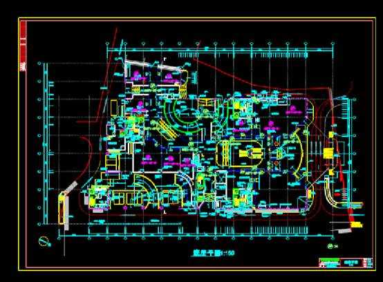 建筑设计CAD图纸,建筑设计CAD图纸之商业建筑平面图 第1张
