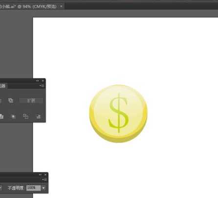 Adobe Illustrator CS6制作一个黄灿灿金币图标的图文步骤 第7张