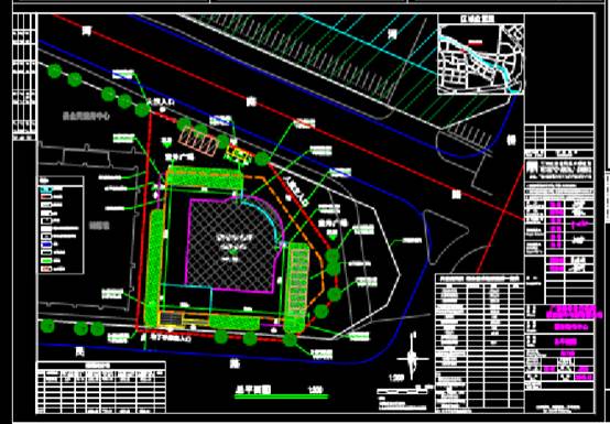 CAD建筑图纸快速查看,CAD建筑图纸快速查看之购书中心建筑图 第1张