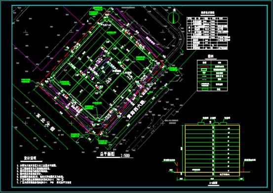 建筑CAD设计图,建筑规划CAD设计图之总图设计 第1张