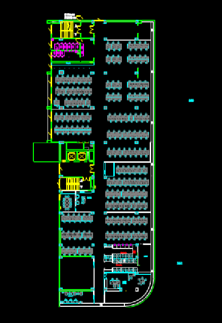 CAD建筑图纸快速查看,CAD建筑图纸快速查看之办公建筑平面图 第2张