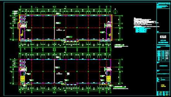 厂房的CAD建筑设计图