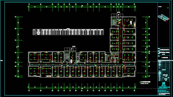 某办公室的CAD电力控住布置图 第4张