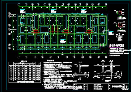 建筑设计CAD图纸,基础建筑设计CAD图纸